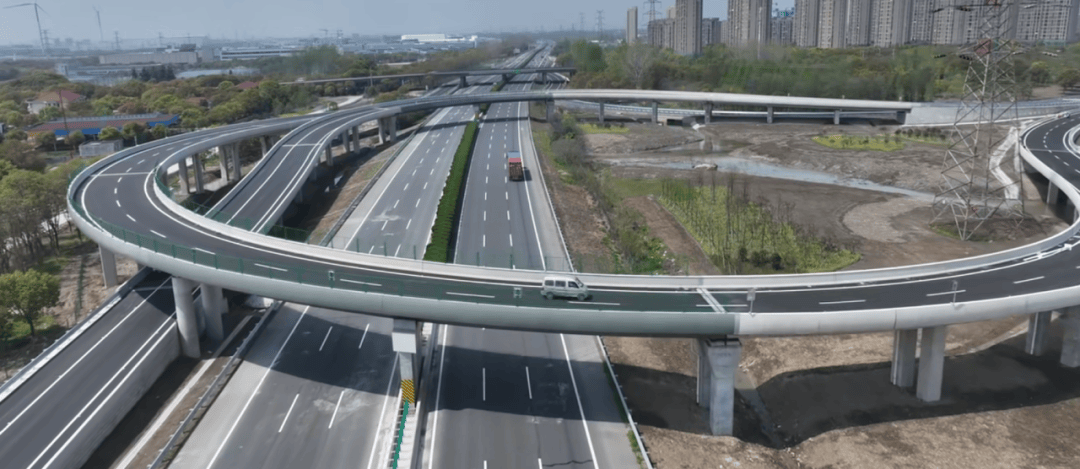 沪宜高速公路金仓湖互通342省道常熟东段强胜路接312 国道广济路北延