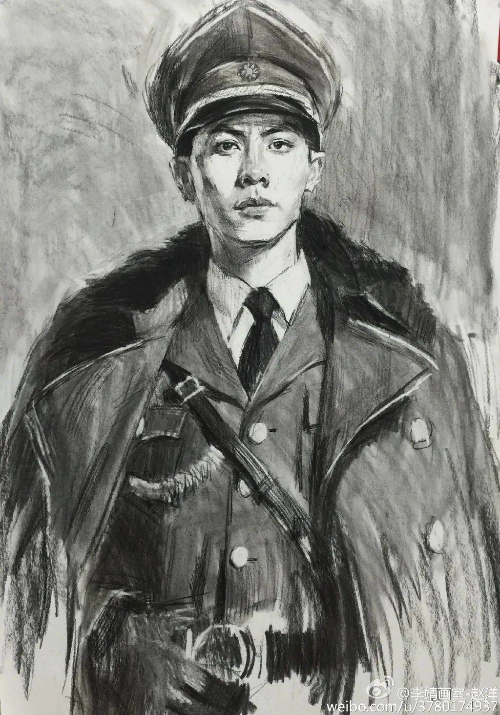 男,画画真疯狂,笔下绝美少女让你欲罢不能,个个美上天_赵洋_素描_作品