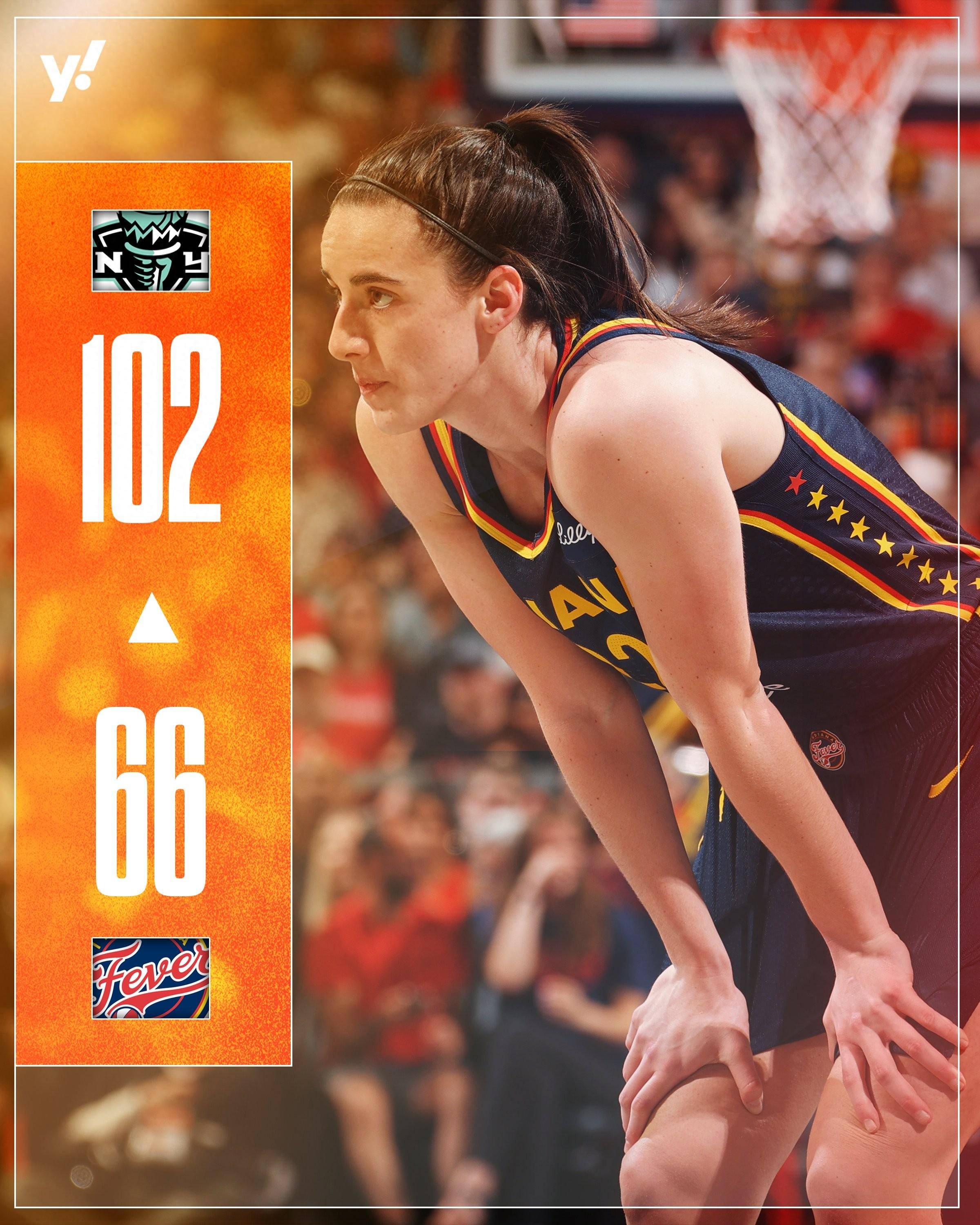 🥶状元射手对铁!🥵凯特琳三分7中1惨负36分 约内斯库8中2