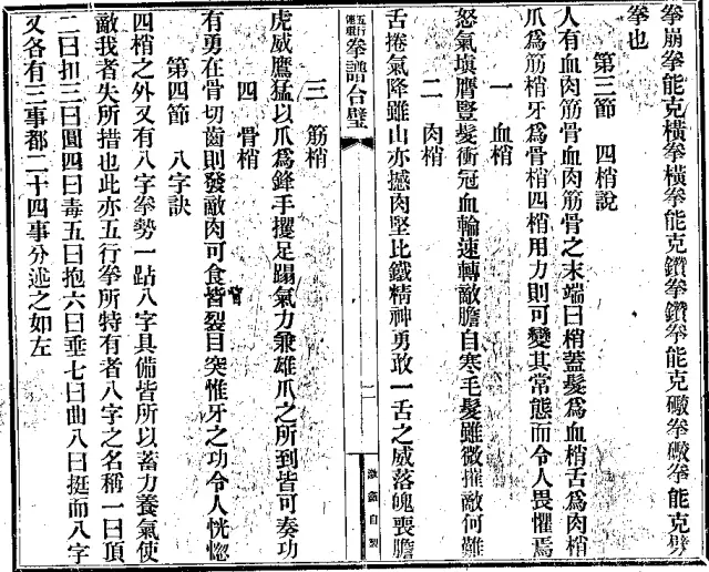 形意拳大师李存义传形意拳五行连环拳谱合璧