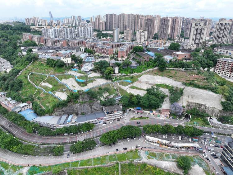 地灾点变公园 重庆市民再添休闲锻炼好去处