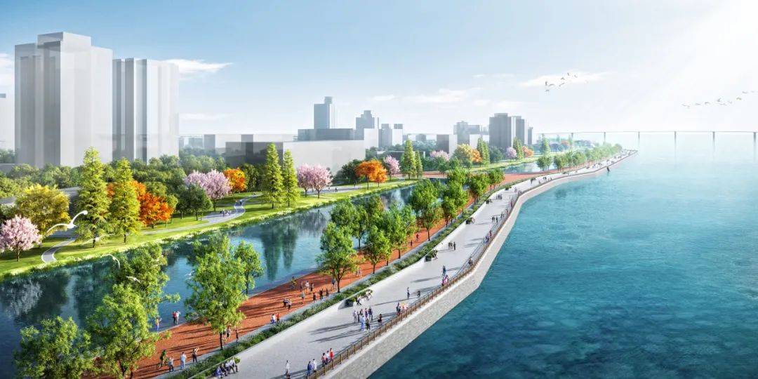 工程的实施标志着龙湾区瓯江南岸蒲州水闸至海滨围垦的防洪(潮)安全线