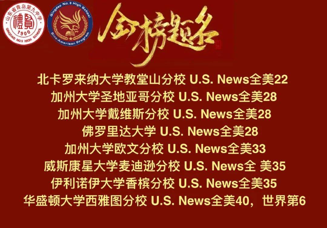 中美班李魏然同学斩获"公立常春藤"名校北卡罗来纳大学教堂山分校