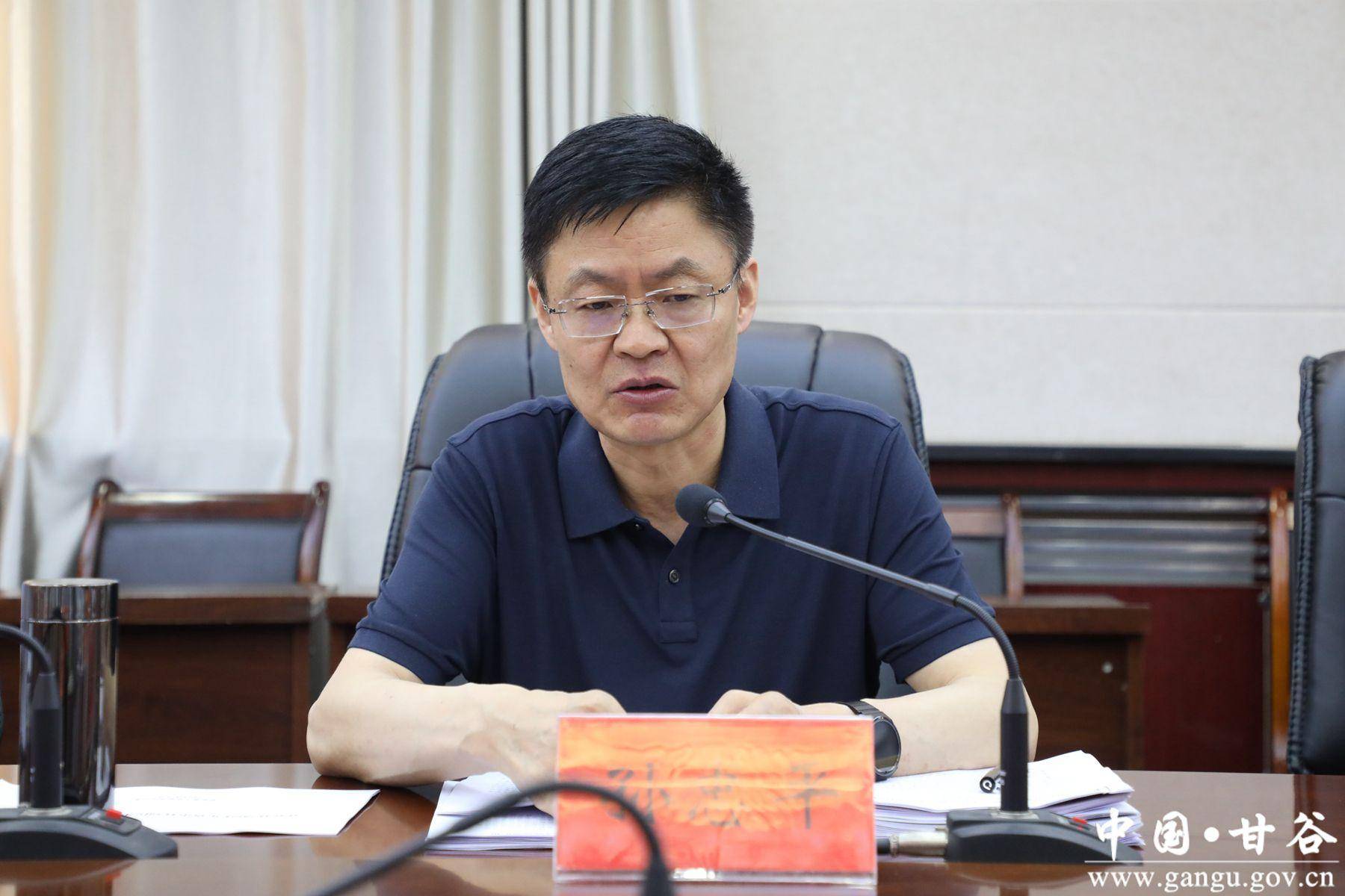 推进会议,县委副书记,县长孙忠平主持会议并讲话;县委常委,副县长高文