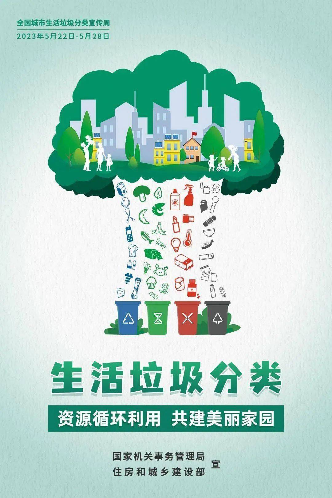 【全国城市生活垃圾分类宣传周 】——践行新时尚,分类志愿行