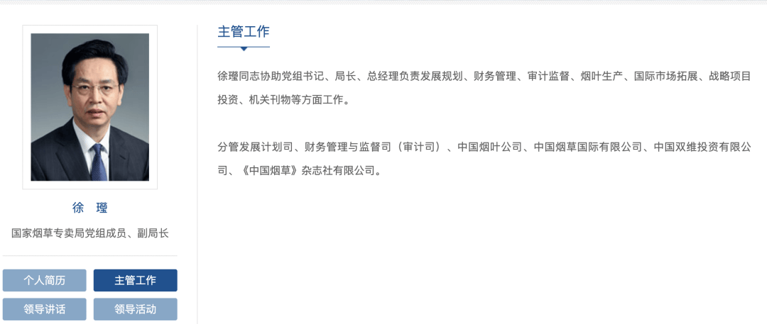 国家烟草专卖局一副局长被查!