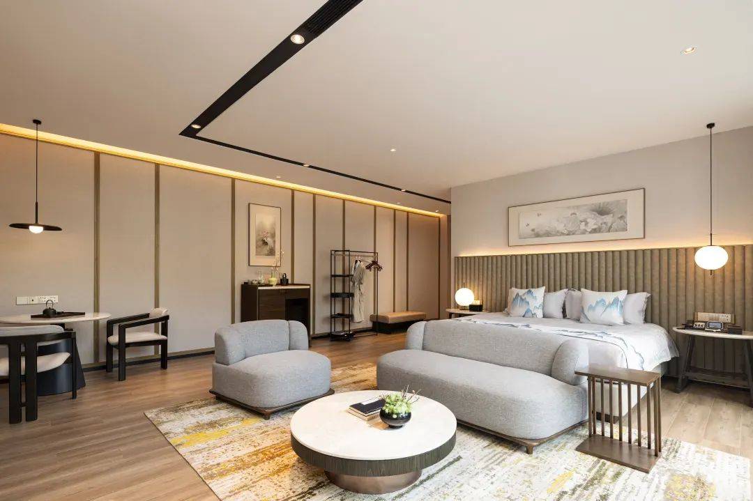 国牌"涵田"禅文化力作!75㎡问禅套房直通景区,旅拍/颂钵沉浸式禅修