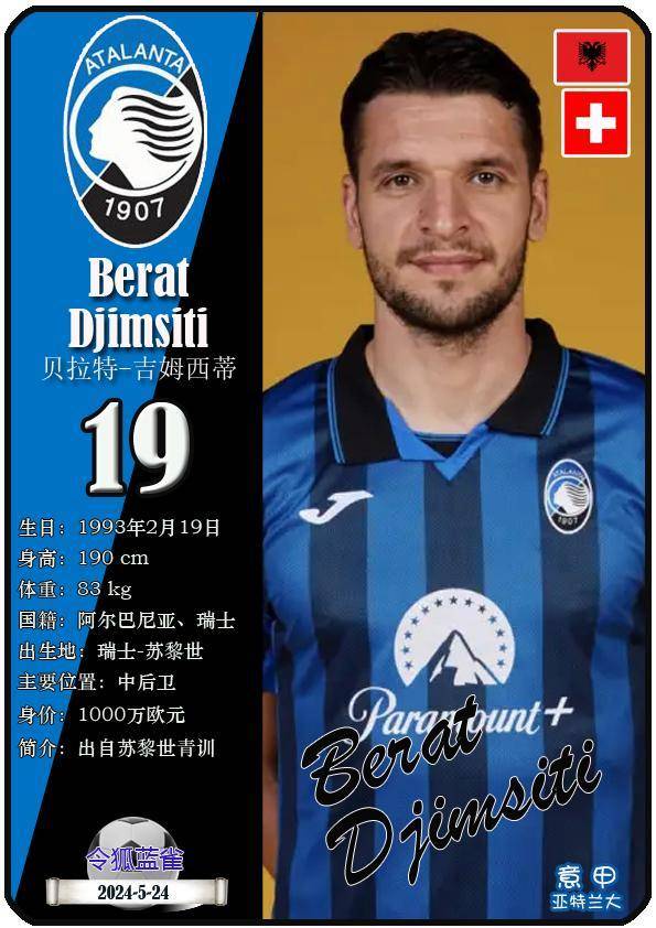 球星卡(欧联):23-24赛季欧联冠军意甲亚特兰大俱乐部夺冠阵容