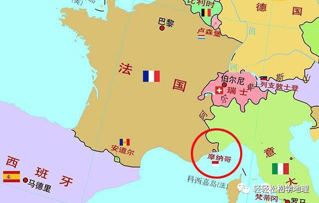 十三世纪初,始建于意大利西北部的热那亚共和国兴起,占领了摩纳哥.