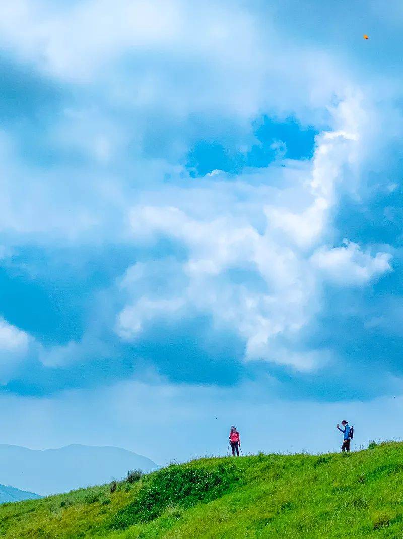 61麻田岭|云中草原小天山の夏天20度的徒步体验-麻田岭10公里小环穿