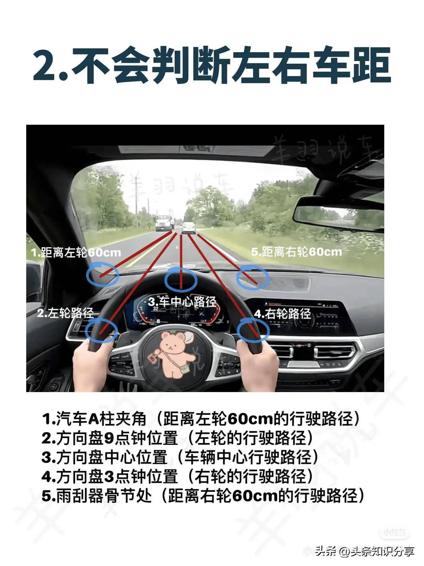 新手不会开车的8个特征!