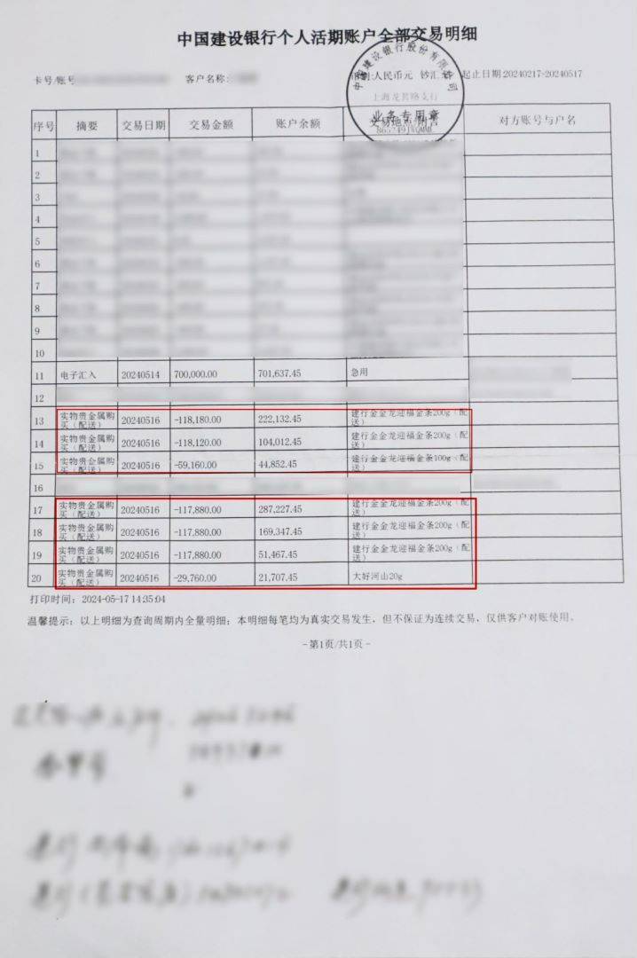 千余克黄金险些寄出，七旬老太遭遇新型诈骗民警及时劝阻避免损失_王阿婆_银行_账户