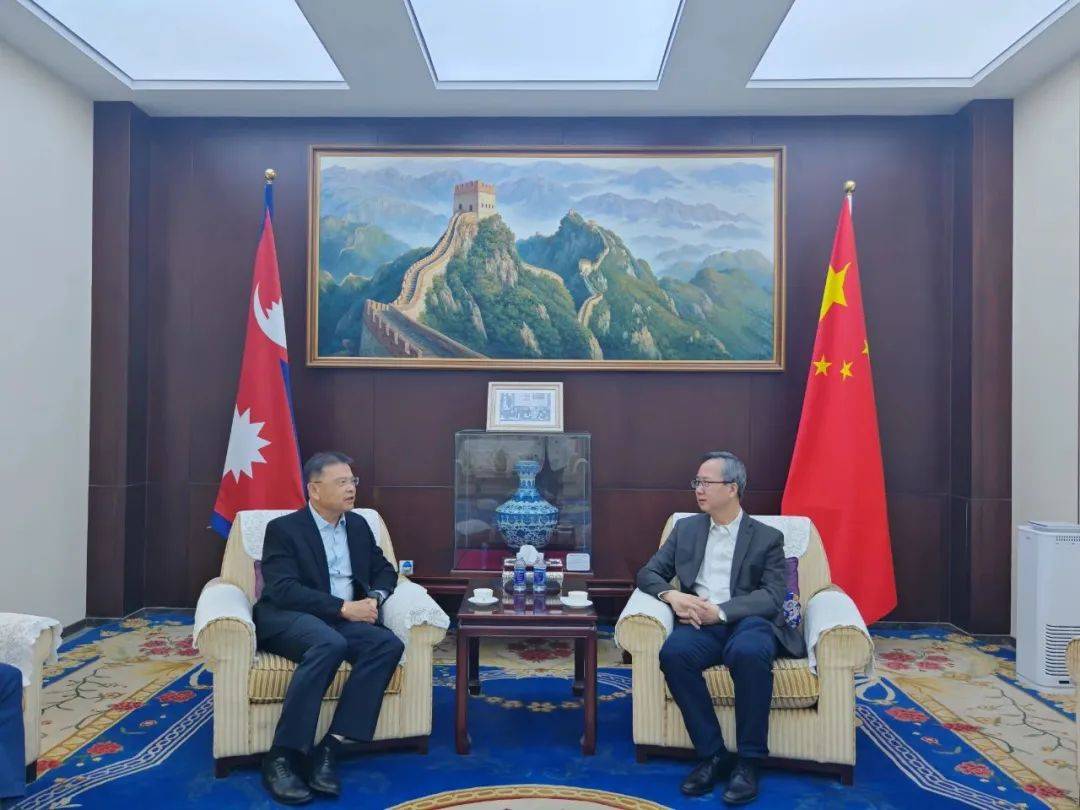 中国驻尼泊尔大使陈松会见李叶青总裁【权威信息】@华新发布公众号