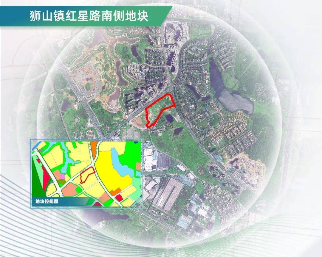 地处博爱湖核心片区此外,宗地所在的狮山正是佛山装配式建筑推广的