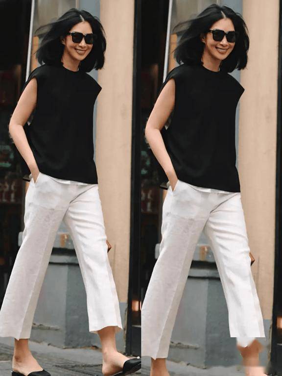 又飒又美的"大女人"穿搭,适合40多岁女人借鉴,谁穿谁优雅_女性_魅力