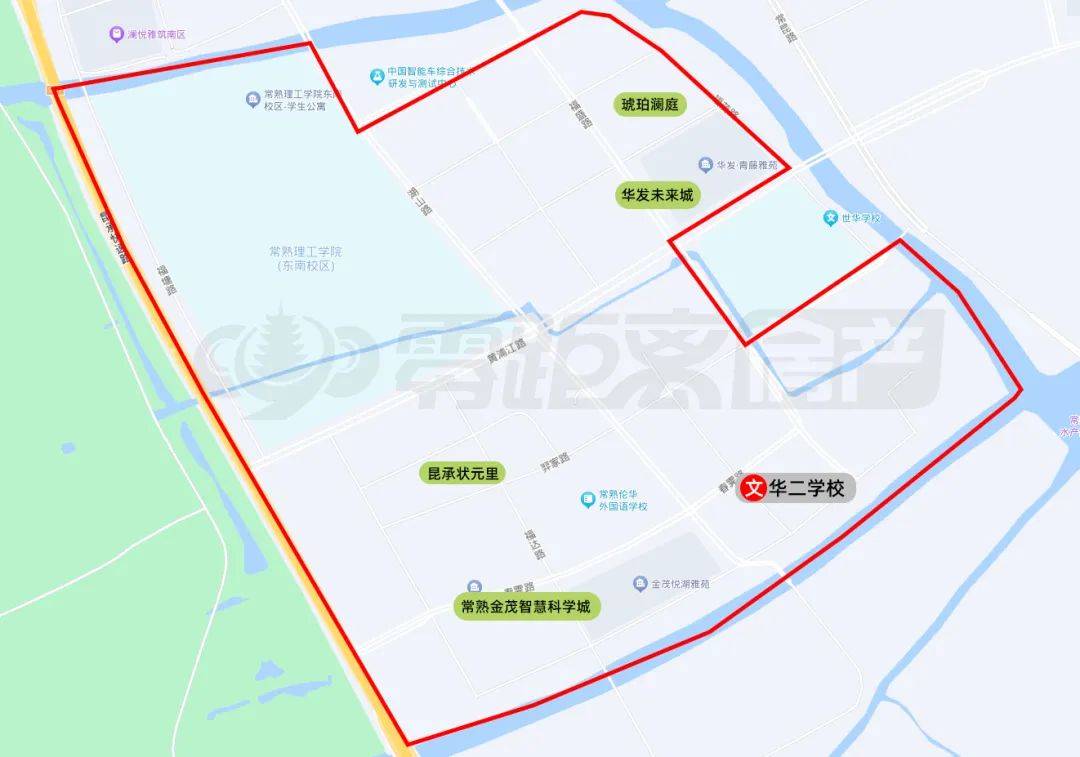 常熟2024年施教区划分出炉!附30 学校施教区划分图