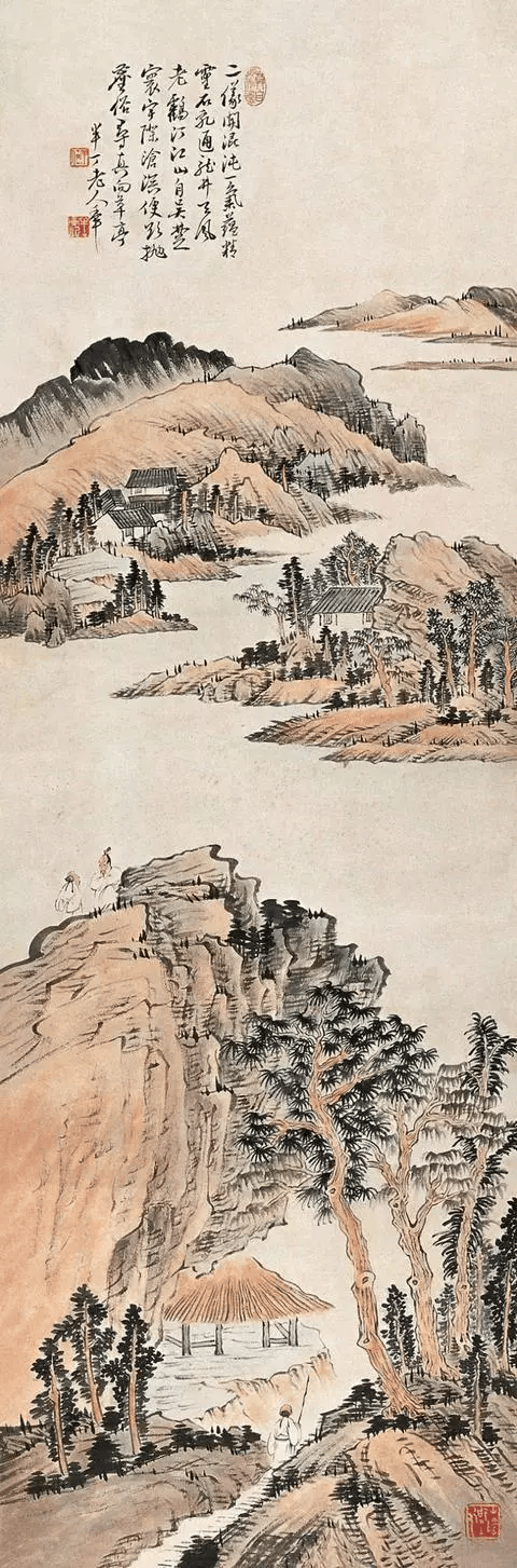 润笔高于齐白石的山水画家——陈半丁