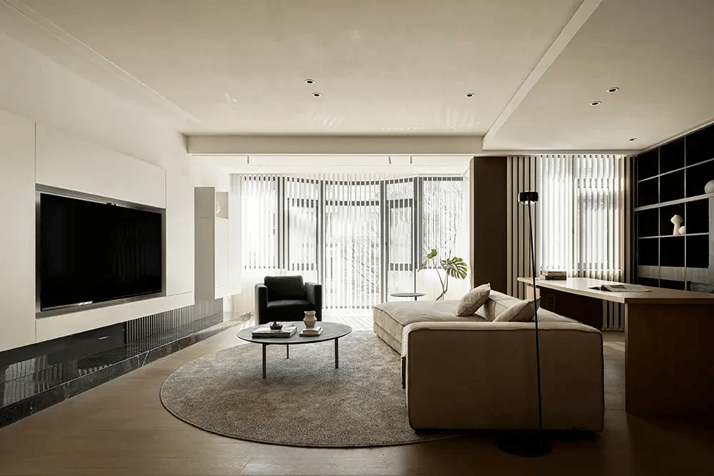 266㎡极简现代风,松弛自如的居家氛围