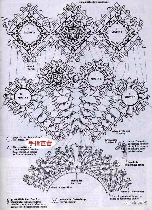 芭比娃娃衣服钩织图解图片