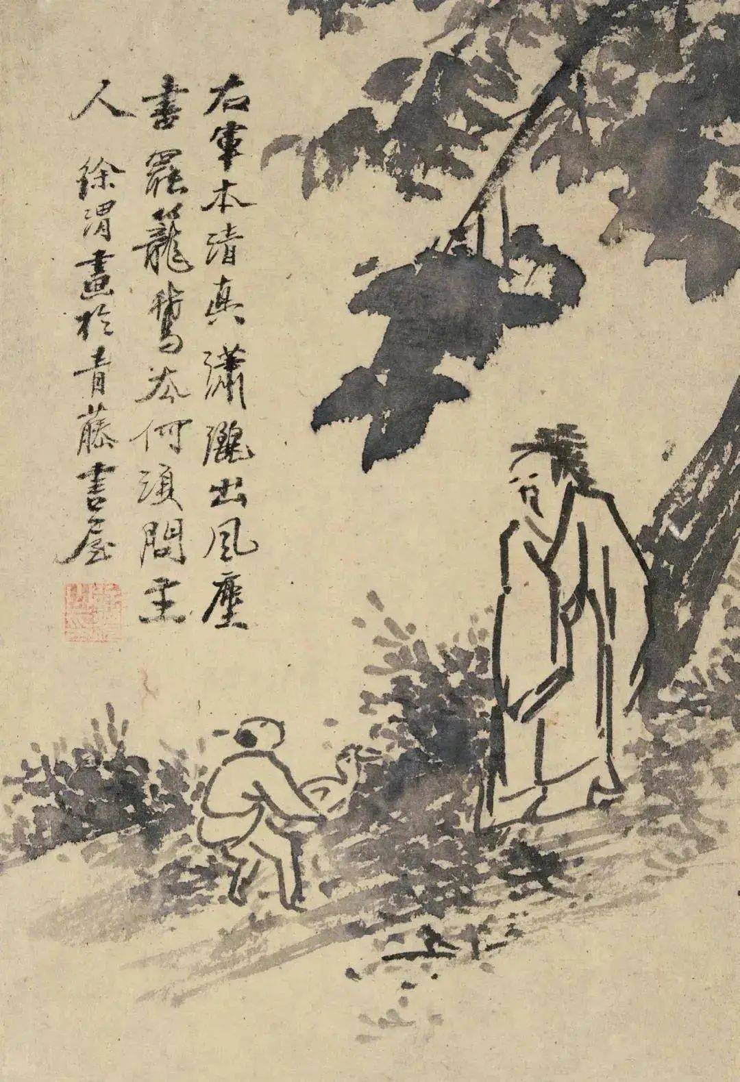 白阳青藤:开辟了文人写意花鸟画的新天地