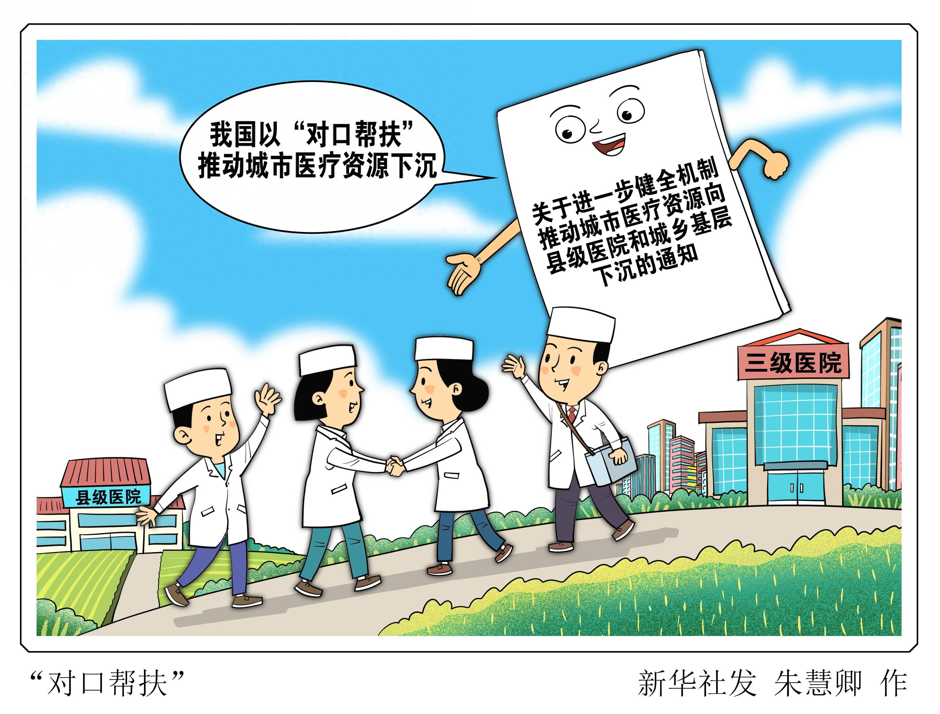 (图表·漫画)"对口帮扶"