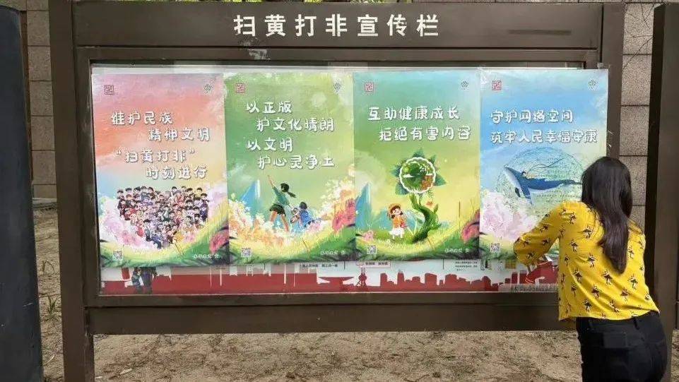 林肯公园社区开展青少年"扫黄打非·护苗"宣传活动