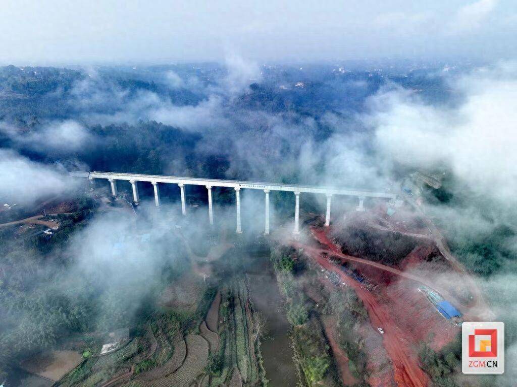 为引清流润川南 向家坝灌区(自贡段)工程建设进入冲刺阶段