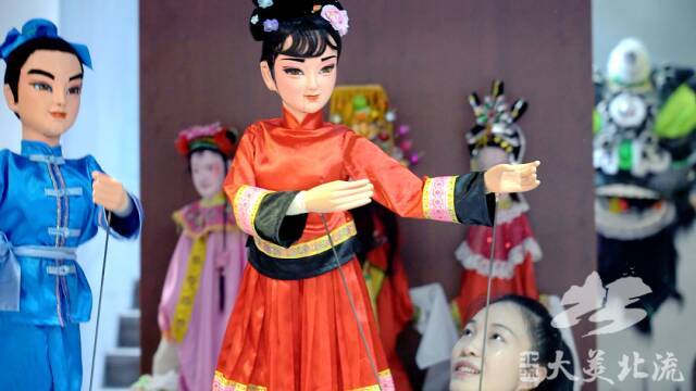 广西北流白话木偶戏图片