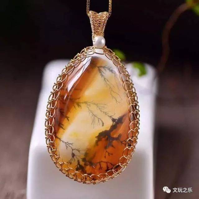带水草的水晶多少人见过,手工金丝编织工艺能否传承?_玛瑙_晶体_故事