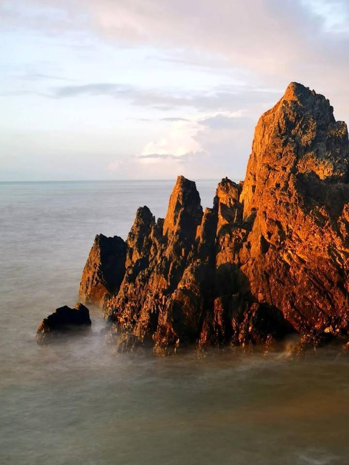 晚潮|东海小岛上的风景线