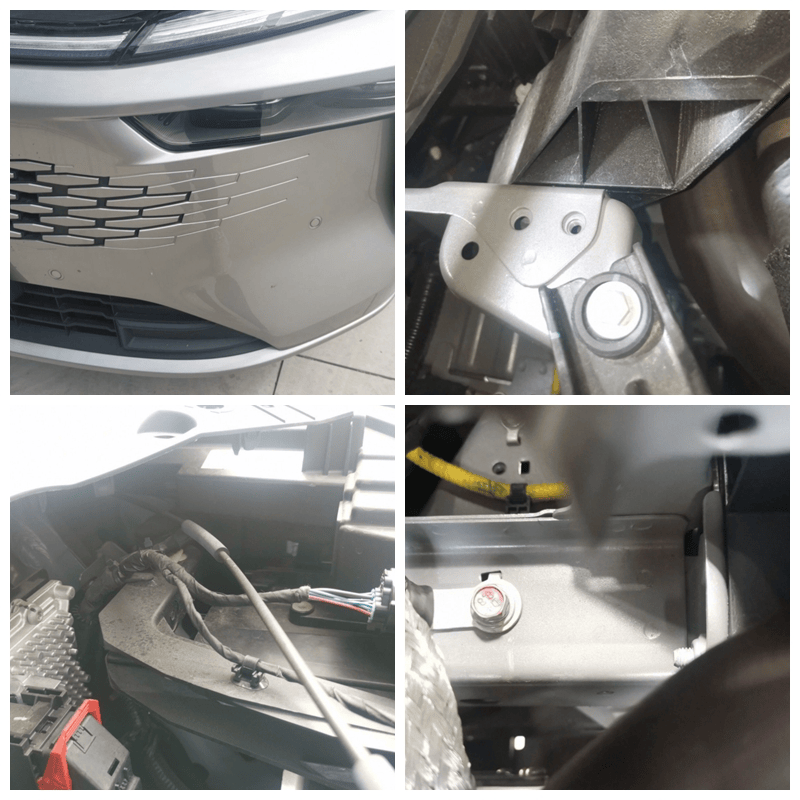 来到现场,看到实车,感觉还是比较大气的,但这款车怎么看都还有曾经vv7