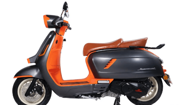 林海发布阳光150复古踏板车.