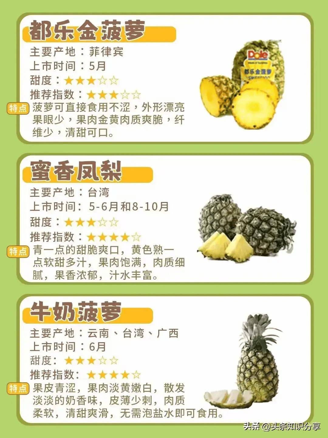 菠萝和凤梨的区别!你能分辨出来吗?
