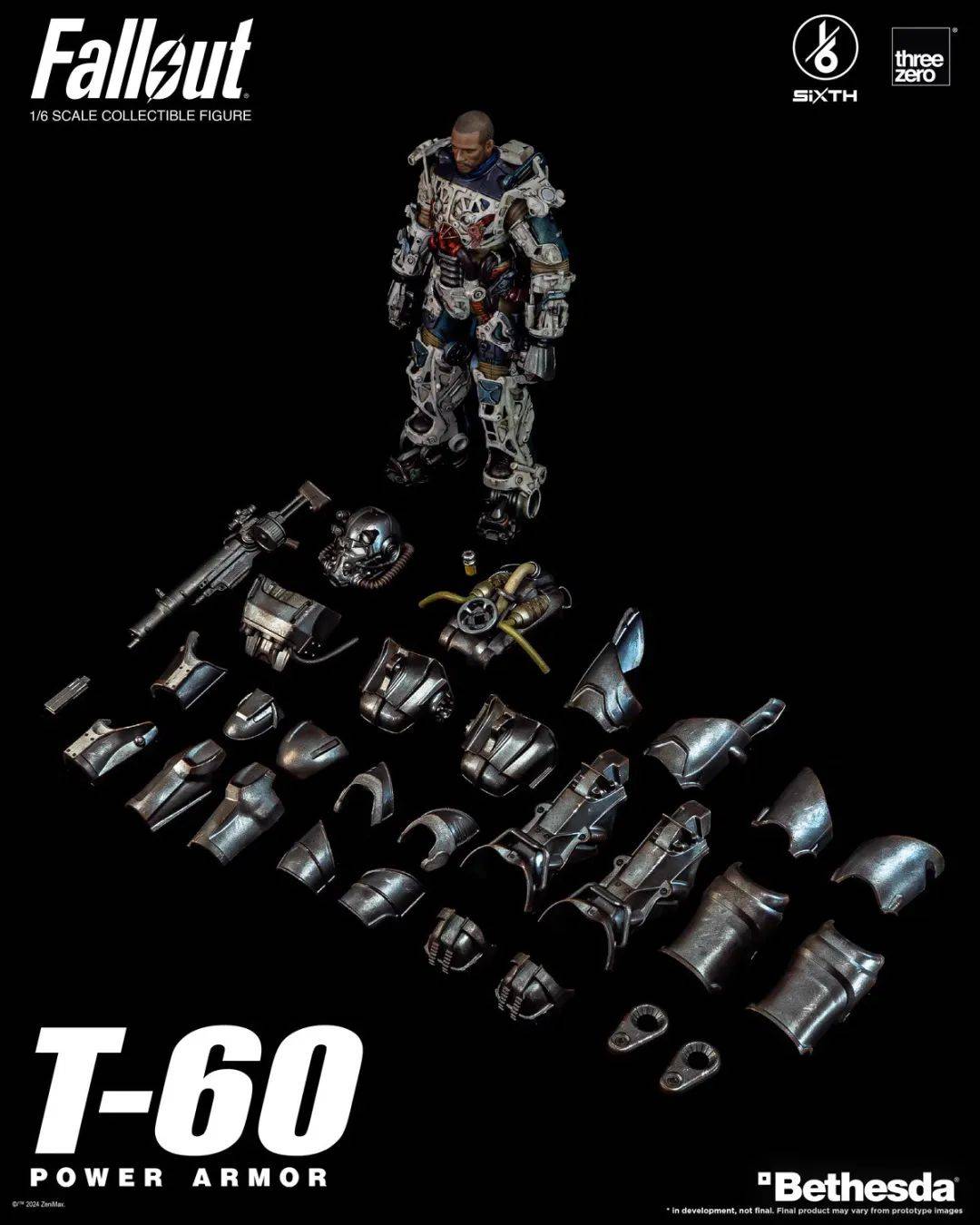 新品预定~ Threezero 3A 1/6 辐射 T-60 动力装甲 3Z08560W0_时间_定金_item