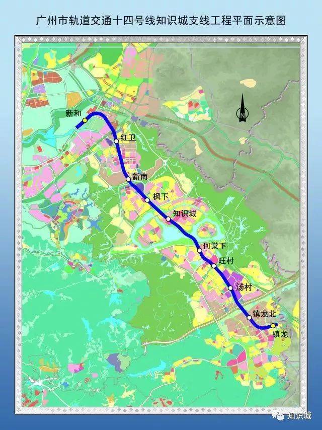 广州知识城地铁线路图图片