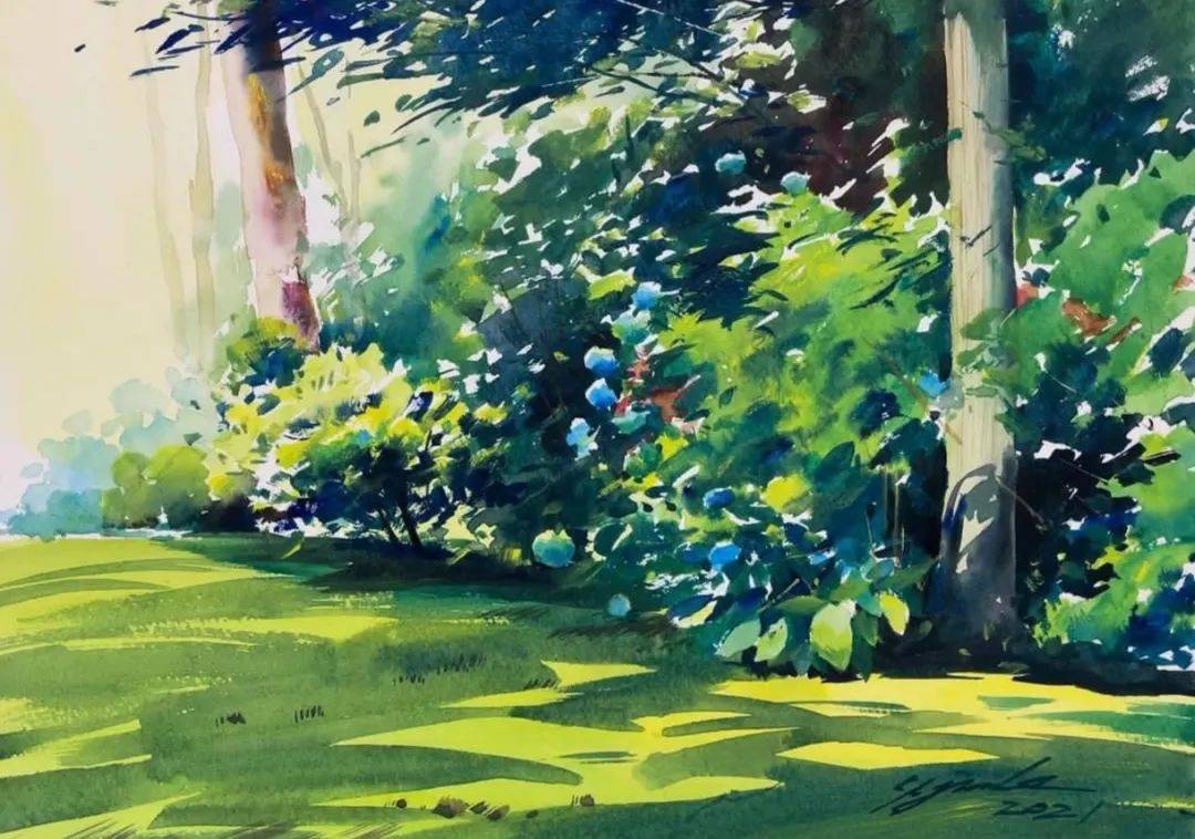 日本水彩画家——東俊達syunda azuma作品欣赏(二)