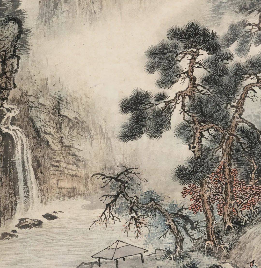 贺天健《访友图》