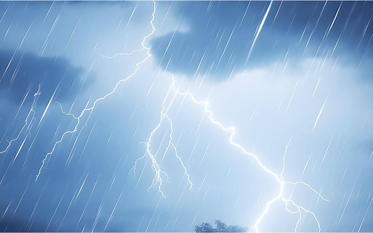 雷暴 雷阵雨图片