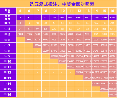 快八中奖表图片