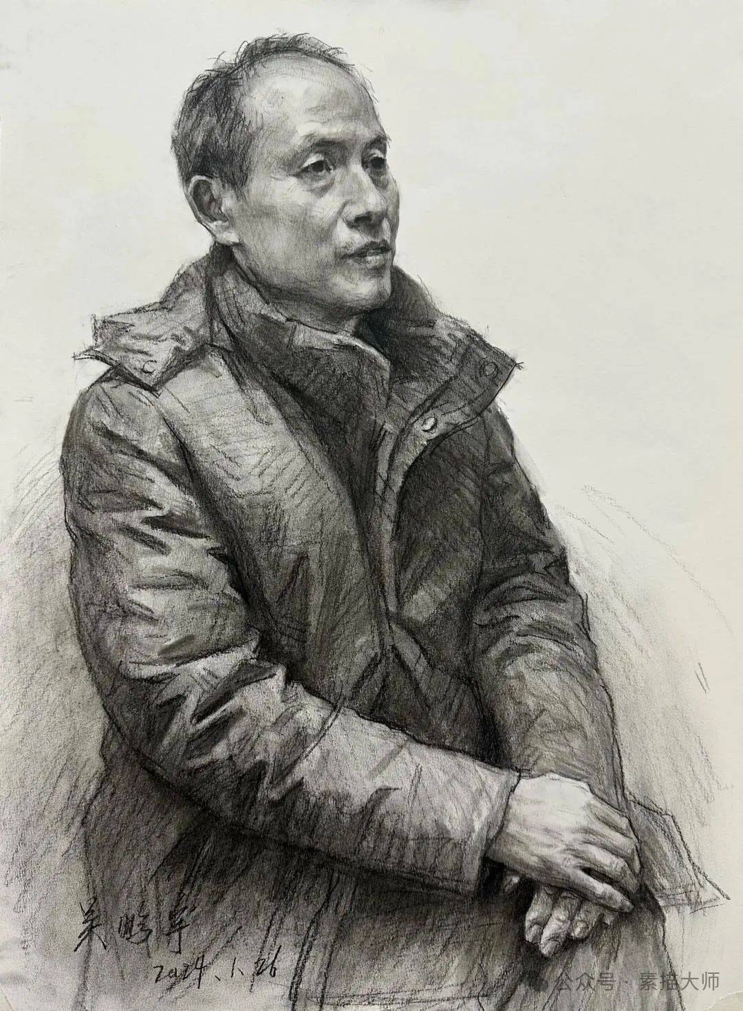 央美双状元导师 | 半身像素描