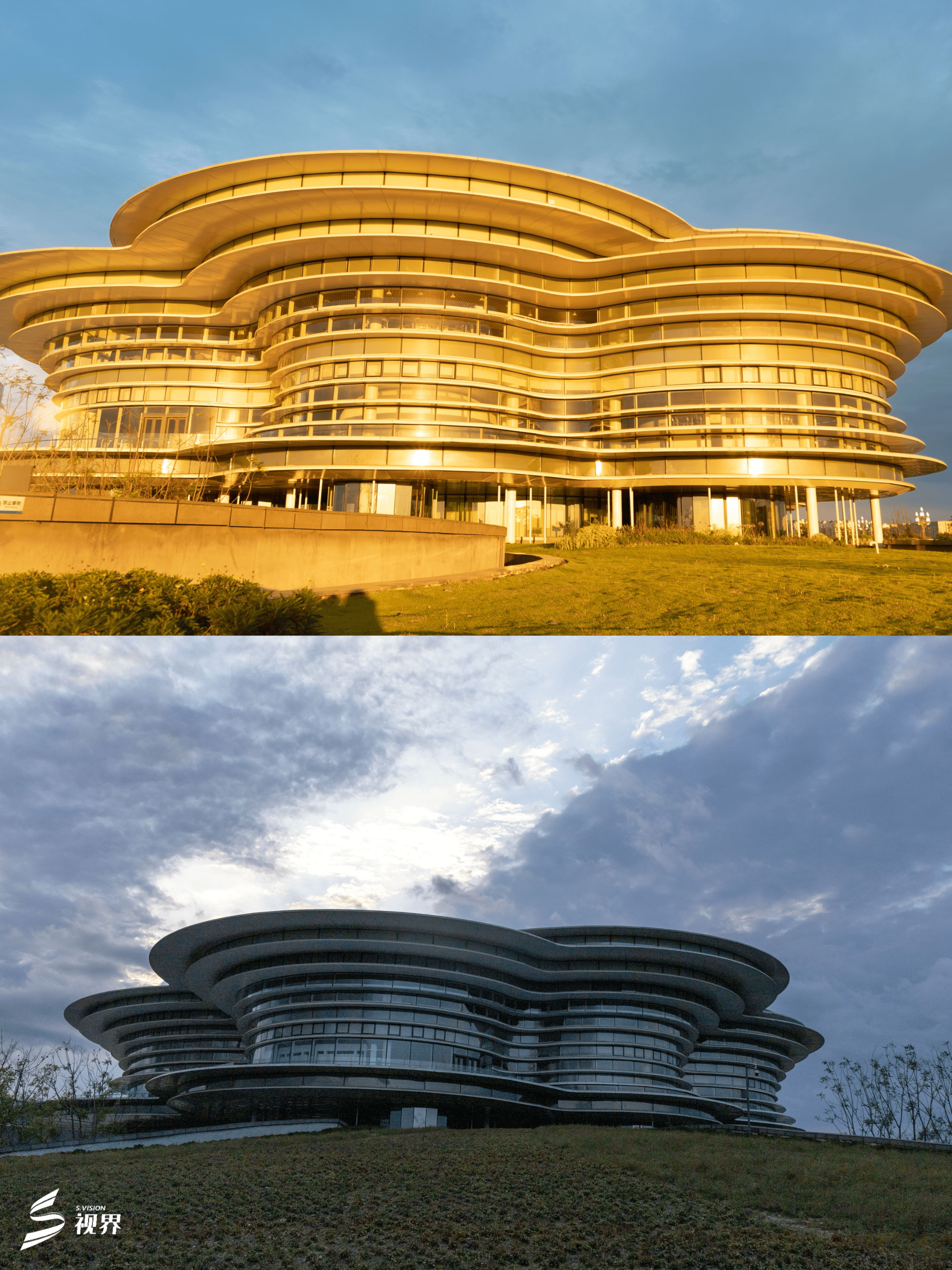 被施了光影魔法的双流长这样 | 视界双流 ㊽_霞光_金色_建筑