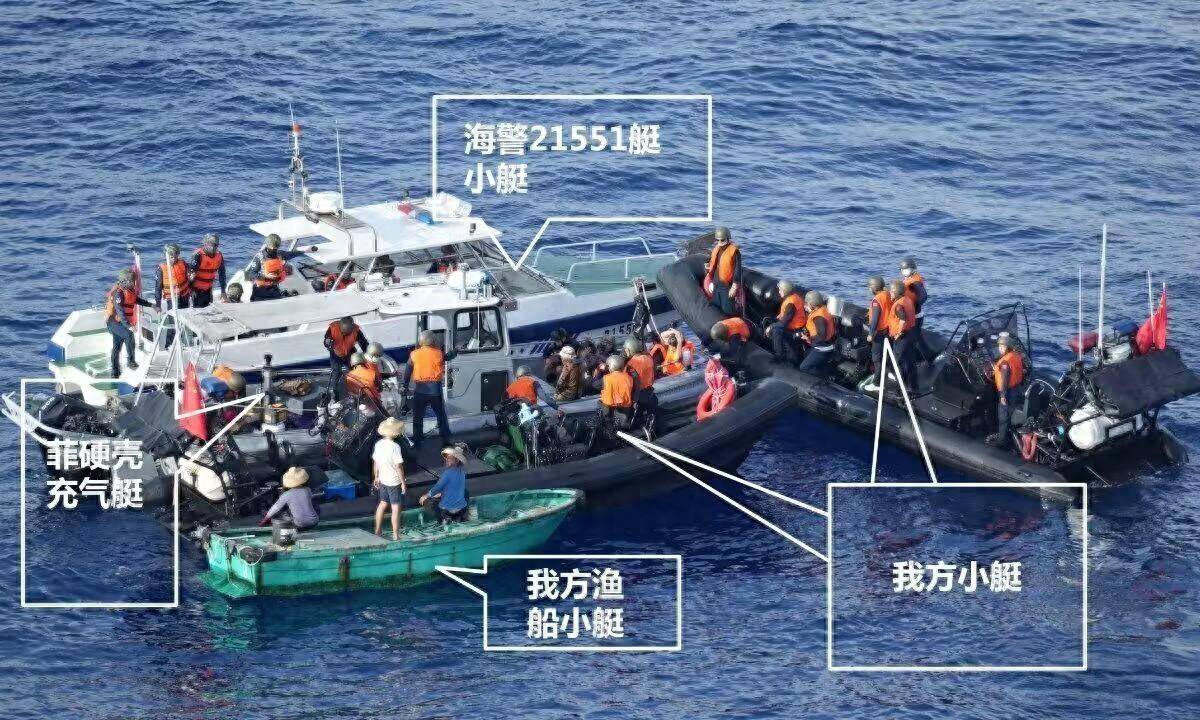 不自量力!仁爱礁冲突显菲律宾不理智行为:中国海警强势维护权益_南海_美国的_支持