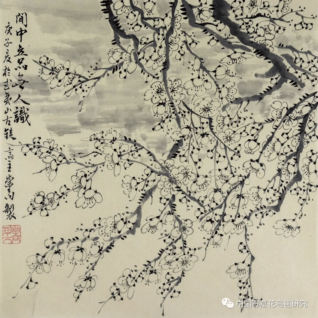 拟金冬心梅花册110幅