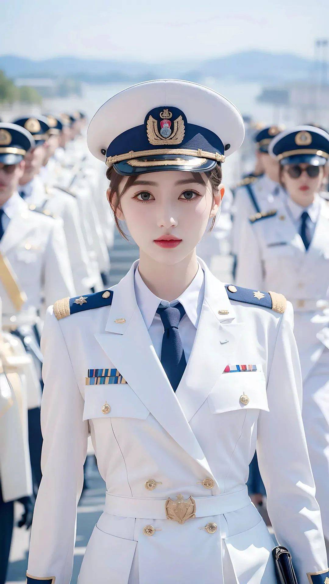 《女兵壁纸》英姿飒爽的女战士 集结三军,出发!