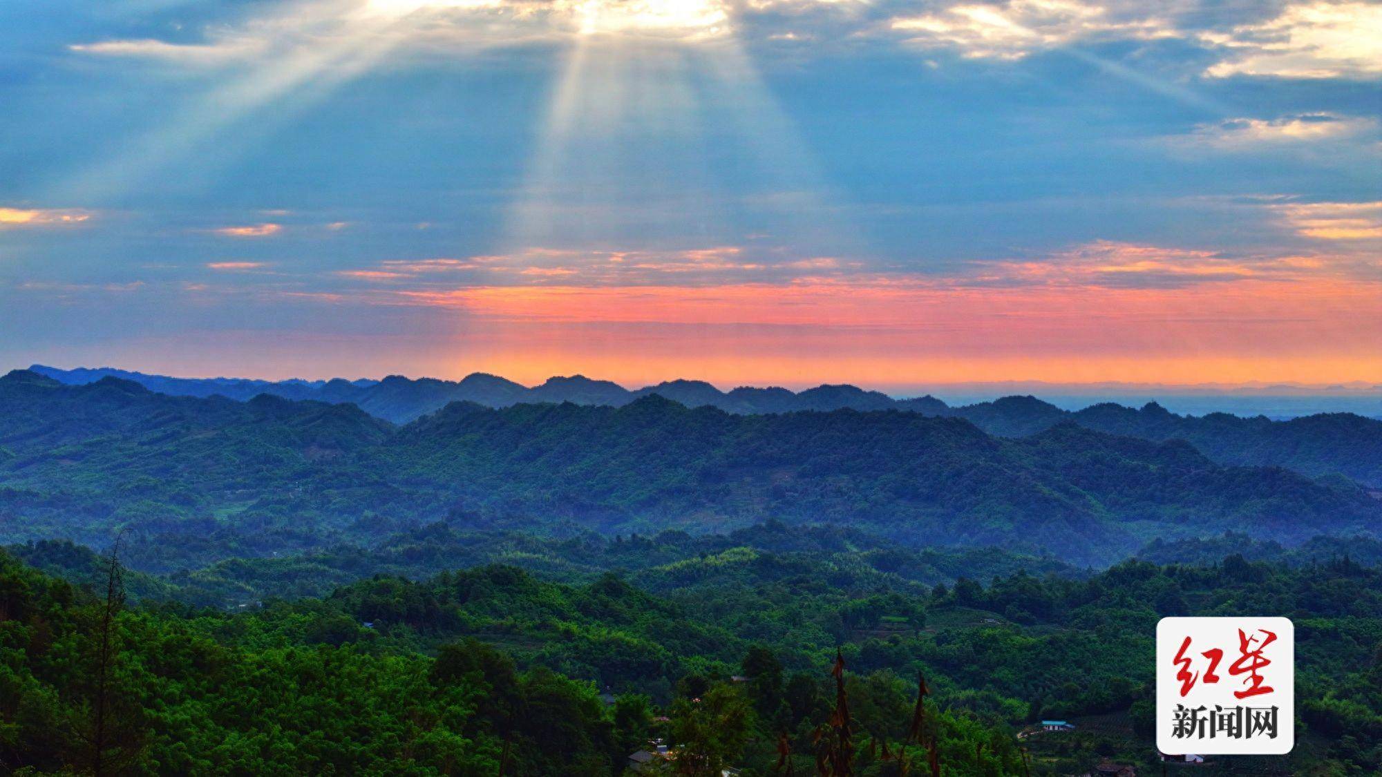 彭州天台山风景区图片