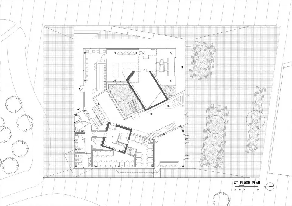竞赛第一名丨苏州金鸡湖风之园驿站 / 矶崎新 胡倩工作室