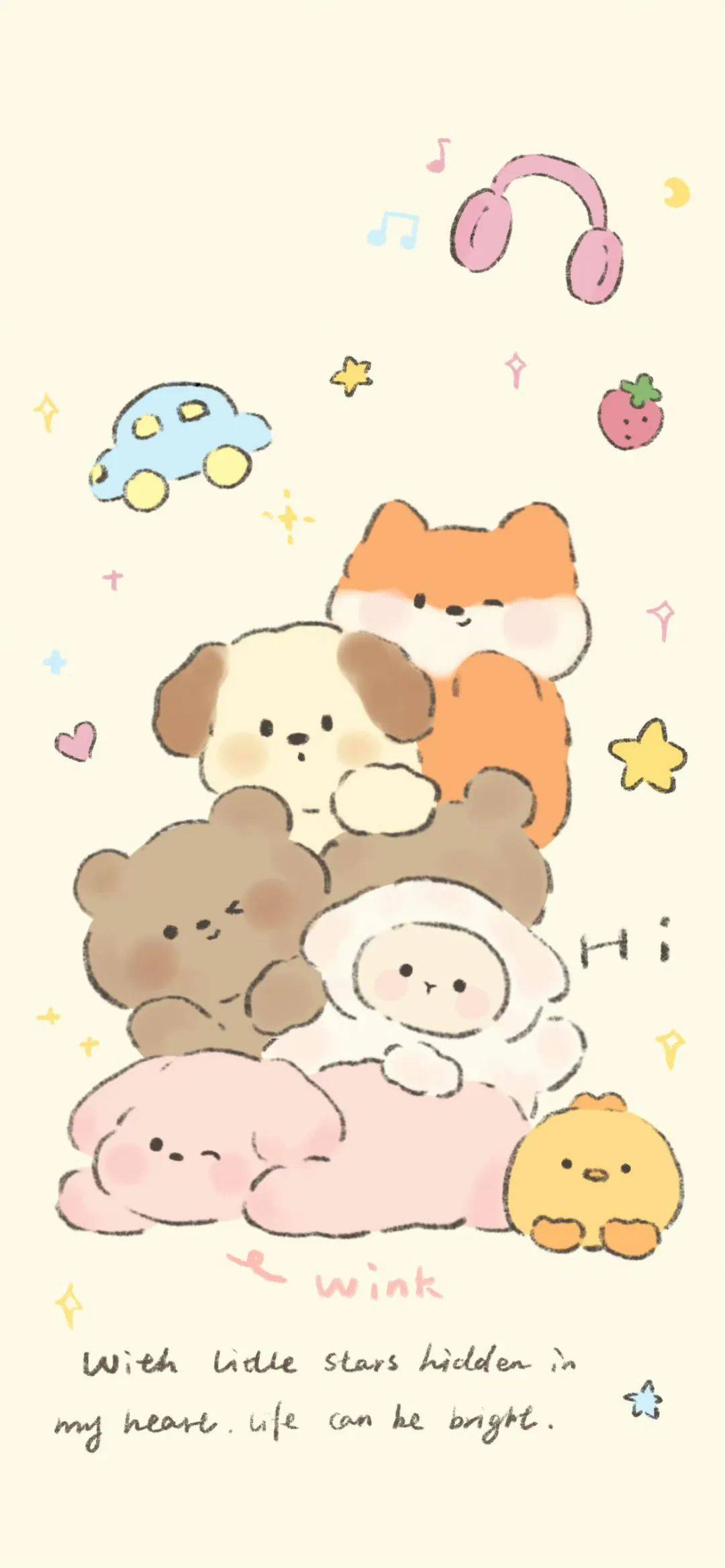 壁纸 | 平铺聊天背景图