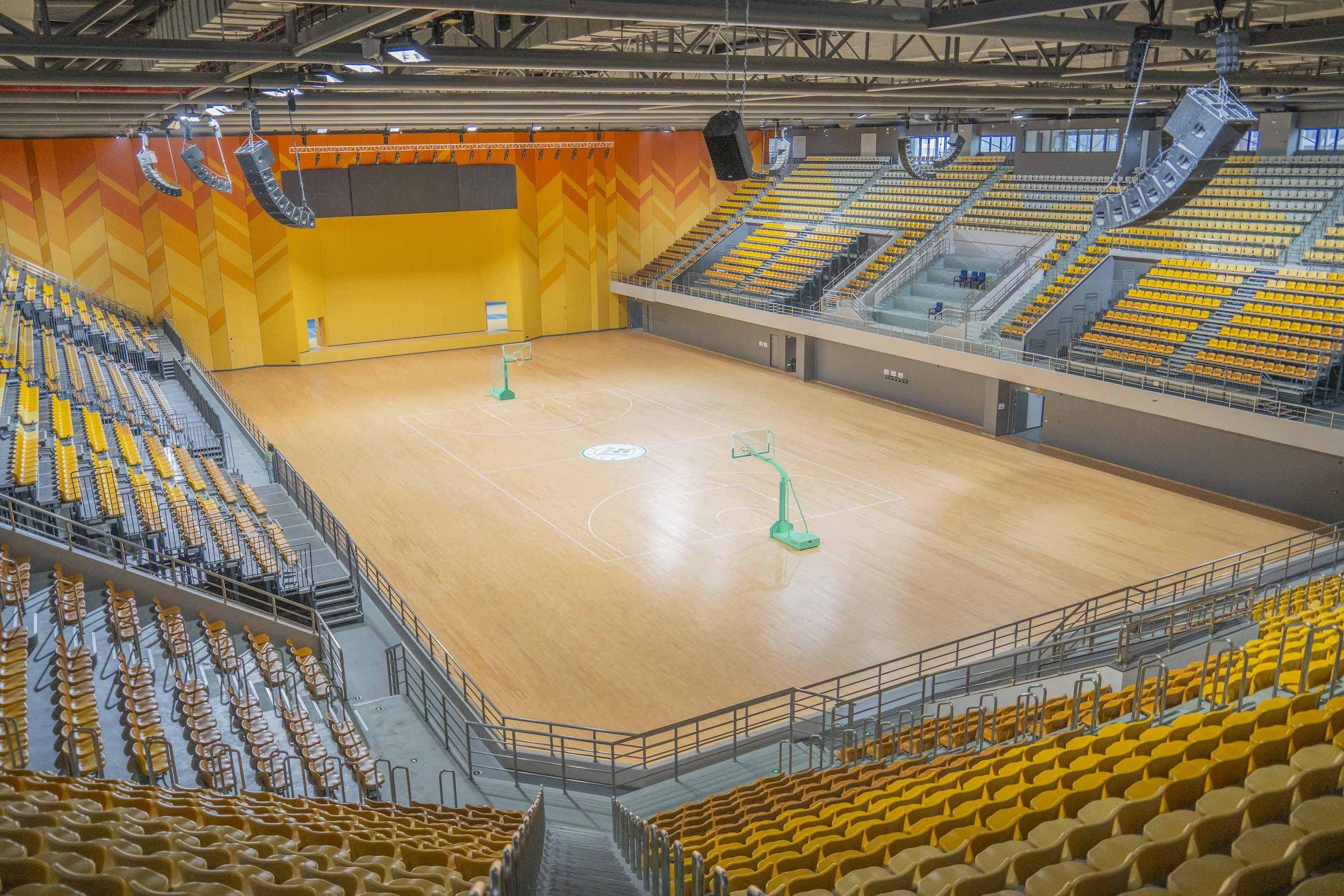 十五运会首个全新场馆正式启用_体育馆_运营_教学