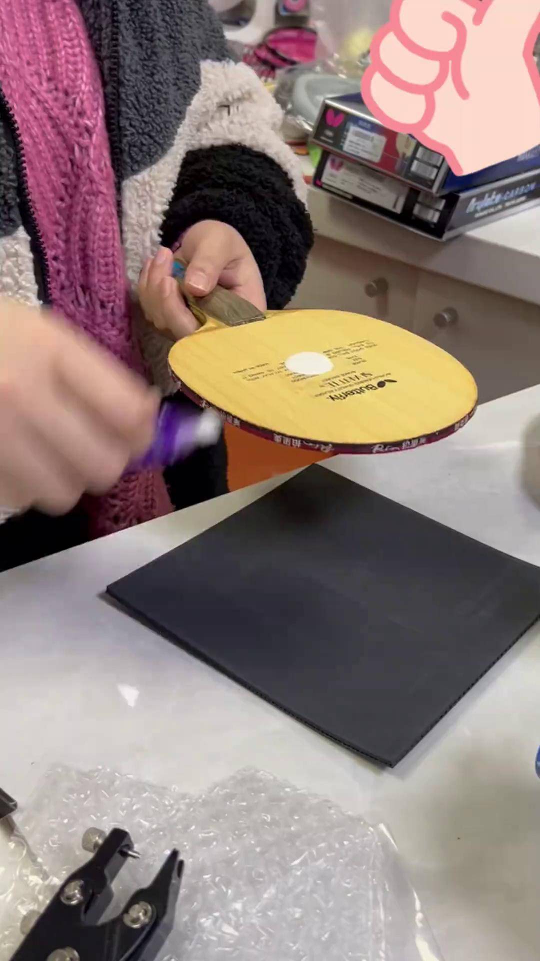 正手骄猛白金v反手多尼克f1搭配解析 好物推荐优个运动乒乓球乒乓球