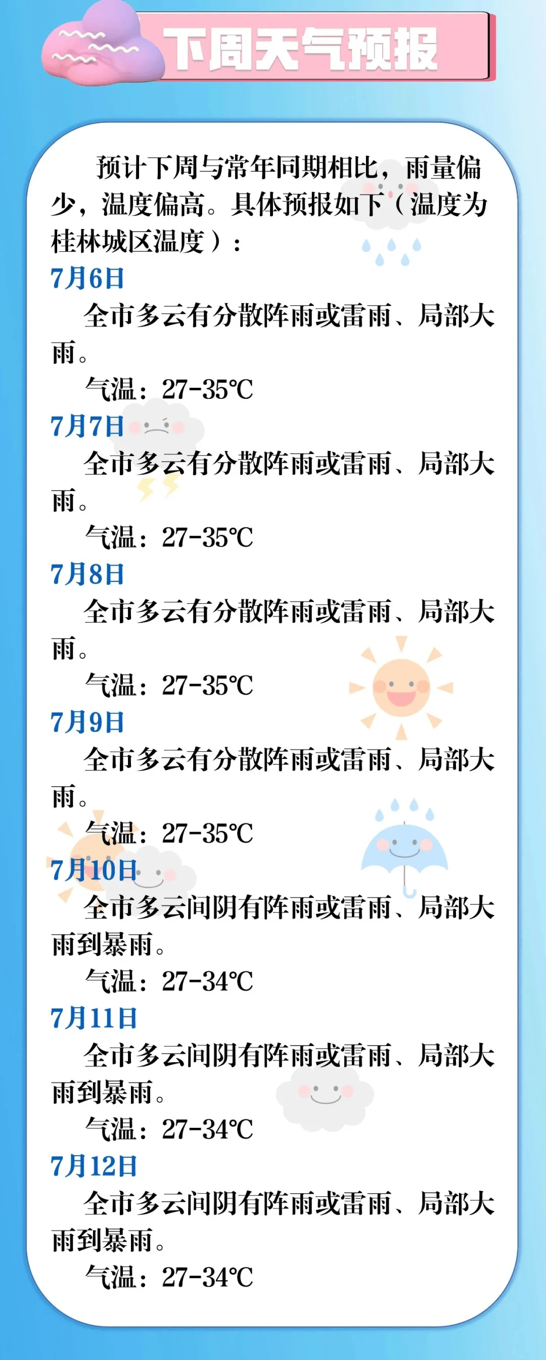 桂林天气预报30天马上知